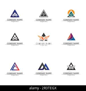 Arrow vector illustration icon Logo Template design Stock Vector