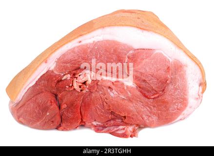 Raw pork ham, pork leg Stock Photo