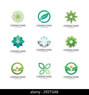 Plant Seeds Logo Concept Template Vector.growing seed logo.Seed grow Vector logo illustration design template Stock Vector