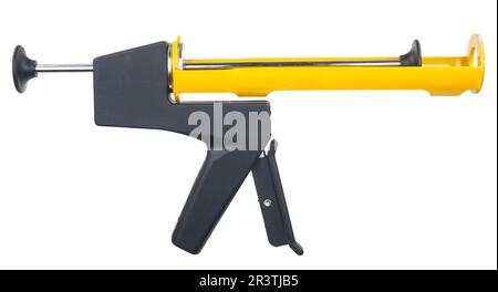 Silicone glue gun Stock Photo