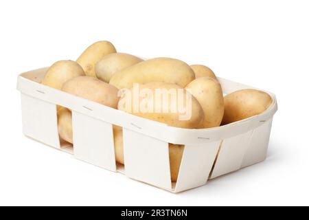 Potatoes on a white background Stock Photo