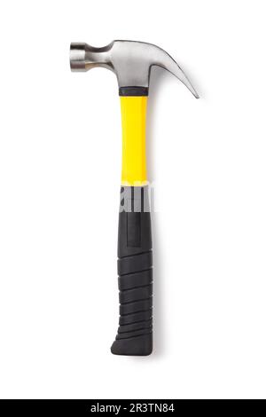 Hammer over white background Stock Photo - Alamy