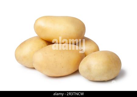 Potatoes on a white background Stock Photo