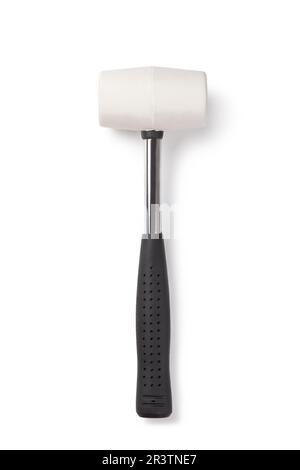 Rubber hammer isolated on a white background Stock Photo - Alamy