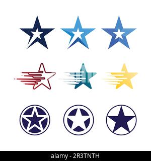 Star icon Template vector illustration design Stock Vector