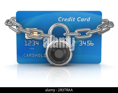 Secure Online Shopping Stock Photo