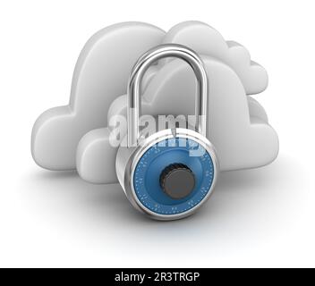 Security for Cloud Computing Stock Photo
