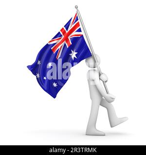 Flag of Australia Stock Photo