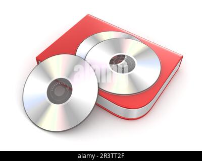 Cd or Dvd Box Stock Photo