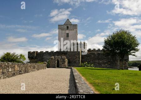 Doe Castle, near Creeslough, County Donegal, Doe Castle, Ireland Stock Photo