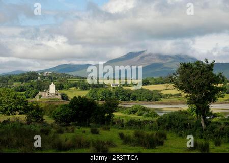 Doe Castle, near Creeslough, County Donegal, Doe Castle, Ireland Stock Photo