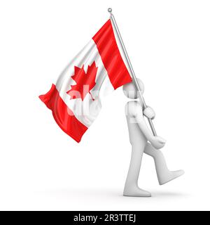 Flag of Canada Stock Photo