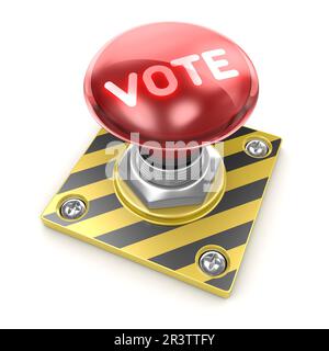 Vote button Stock Photo