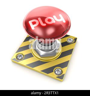 Play button Stock Photo