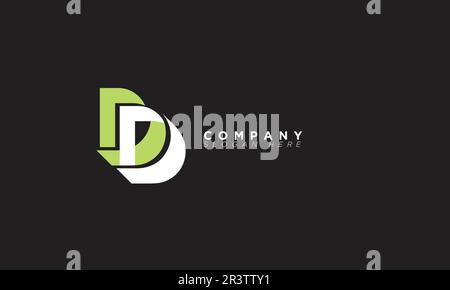 DD Alphabet letters Initials Monogram logo Stock Vector