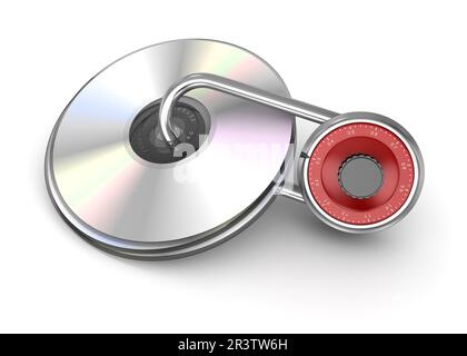 Locked Cd Stock Photo
