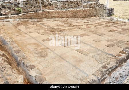 The ancient city of Xochicalco, Morelos is a rare example of a Mayan city in central Mexico Stock Photo