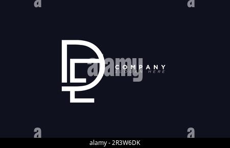 DE Alphabet letters Initials Monogram logo Stock Vector