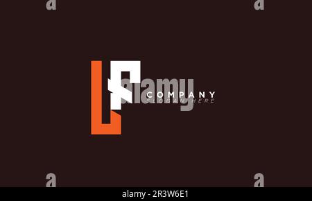 LF Alphabet letters Initials Monogram logo Stock Vector