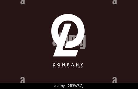 OL Alphabet letters Initials Monogram logo Stock Vector