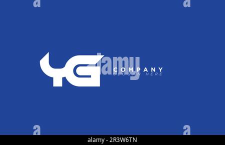 YG Alphabet letters Initials Monogram logo Stock Vector