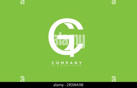 GC Alphabet letters Initials Monogram logo Stock Vector