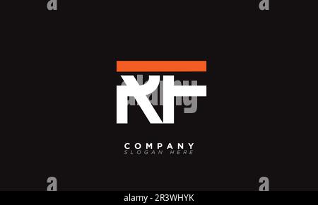 RF Alphabet letters Initials Monogram logo Stock Vector