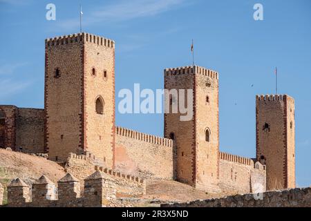 fortress of Molina de los Caballeros, Molina de Aragón, province of Guadalajara, Spain,. Stock Photo