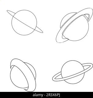 planet icon vector illustration design Stock Vector