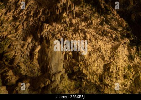 Hobbit Cave or Liang Bua cave, or rats cave, on the island of Flores, West Nusa Tenggara, Indonesia Stock Photo