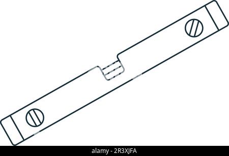 Building level icon. Monochrome simple sign from construction instruments collection. Building level icon for logo, templates, web design and Stock Vector
