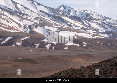 Ighil M'Goun, 4,071 meters, Atlas mountain range, morocco, africa. Stock Photo