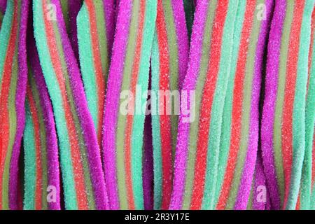color candy strings texture as very nice food background Stock Photo ...