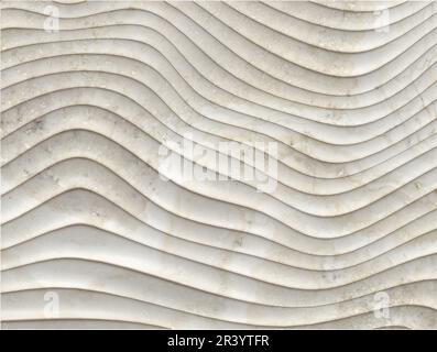 Marble texture background / white brown marble pattern texture abstract background / can be used for background or wallpaper - Illustration Stock Photo