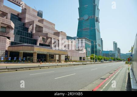 City of Taipei on a very good weather day, Taiwan Stock Photo
