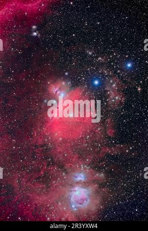 Horsehead and Flame Nebula in the Orion constellation Stock Photo - Alamy