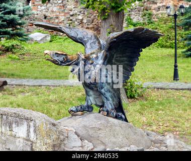 The Turul is a mythical bird in Hungarian folklore, often depicted as a ...