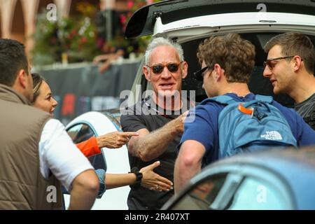 Montecarlo, Principality Of Monaco. 25th May, 2023. Circuit de Monaco, Montecarlo, Principality of Monaco, May 25, 2023, Greg Maffei (USA) CEO Liberty Medua during 2023 Grand Prix De Monaco - Thursday - Ambient and Press Conference - Formula 1 Championship Credit: Live Media Publishing Group/Alamy Live News Stock Photo