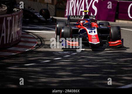 21 NOVALAK Clément (fra), Trident Racing, Dallara F2, action during the 5th round of the 2023 FIA Formula 2 Championship from May 26 to 28, 2023 on the Circuit de Monaco, in Monaco - Photo Julien Delfosse / DPPI Stock Photo