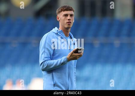 Cole Palmer of Manchester Ciy FC at the AMEX stadium in Brighton Stock Photo