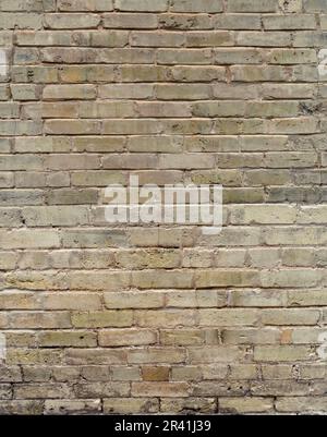 Old grungy brick wall from a exterior building Stock Photo