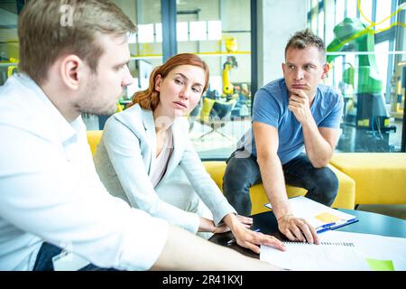 Industrial Robots Advice Stock Photo