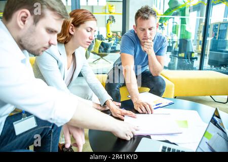 Industrial Robots Advice Stock Photo