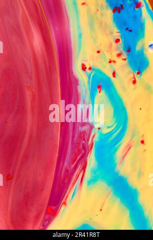 Vibrant colors clash in abstract art of solar flare in space background asset Stock Photo