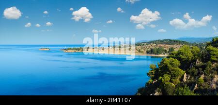 Kastri-Strand, Halkidiki, Griechenland Stockfoto - Bild von ufer