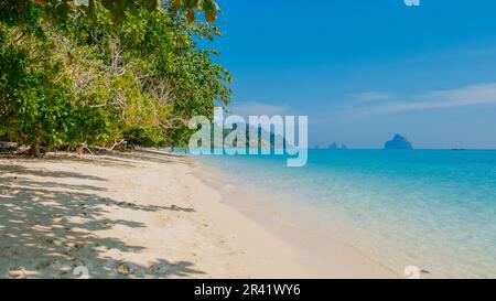 View at the beach of Koh Kradan island in Thailand Stock Photo