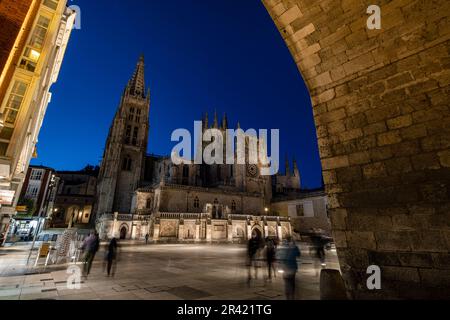 Burgos cathedral, Santa Iglesia Catedral Basílica Metropolitana de Santa María, Burgos province, Spain. Stock Photo