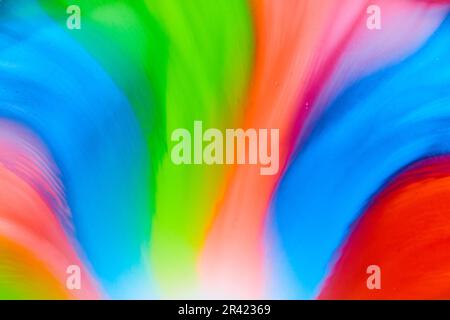 Psychedelic Skittles Candy White Half Circle Stock Photo