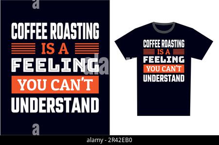 Coffee Roasting T Shirt Design Template Vector Stock Vector