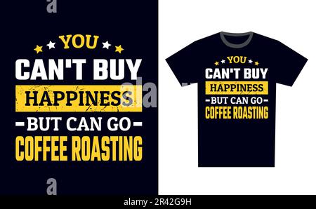 Coffee Roasting T Shirt Design Template Vector Stock Vector